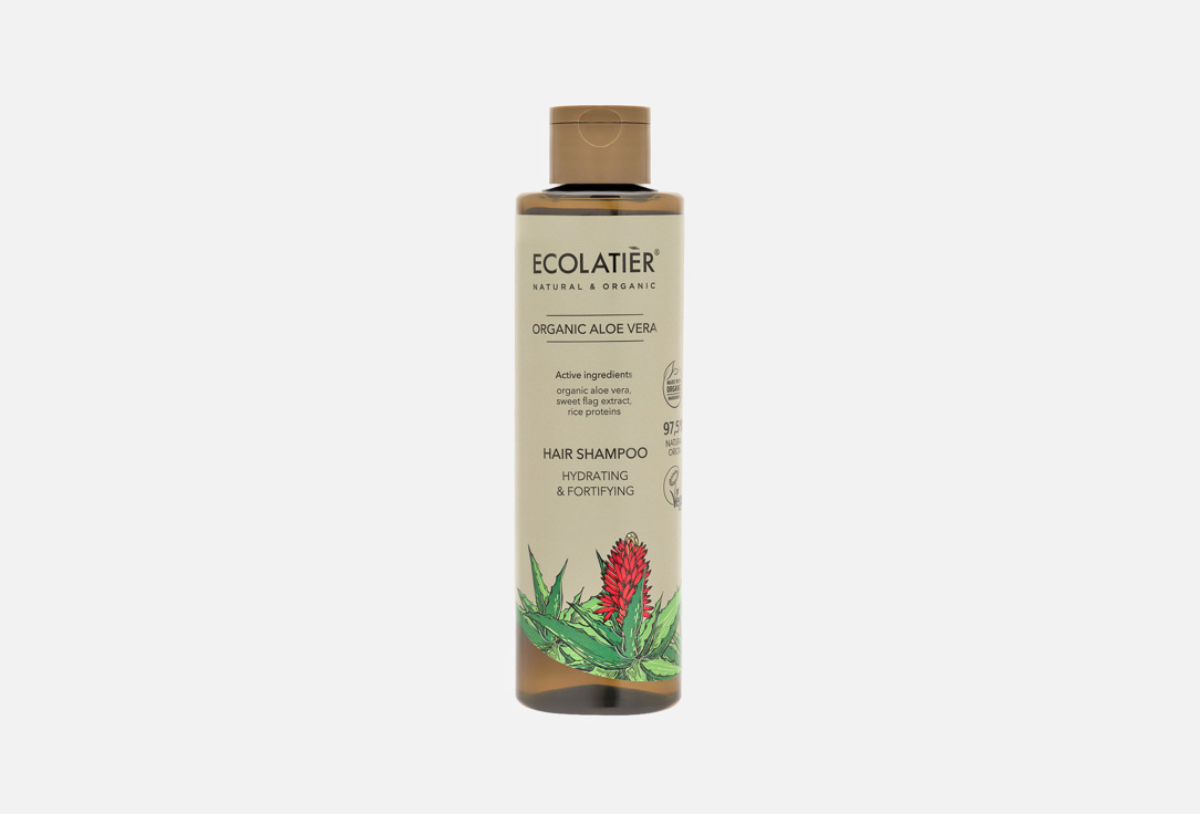 ECOLATIER Hydrating & Fortifying Hair Shampoo Organic Aloe Vera