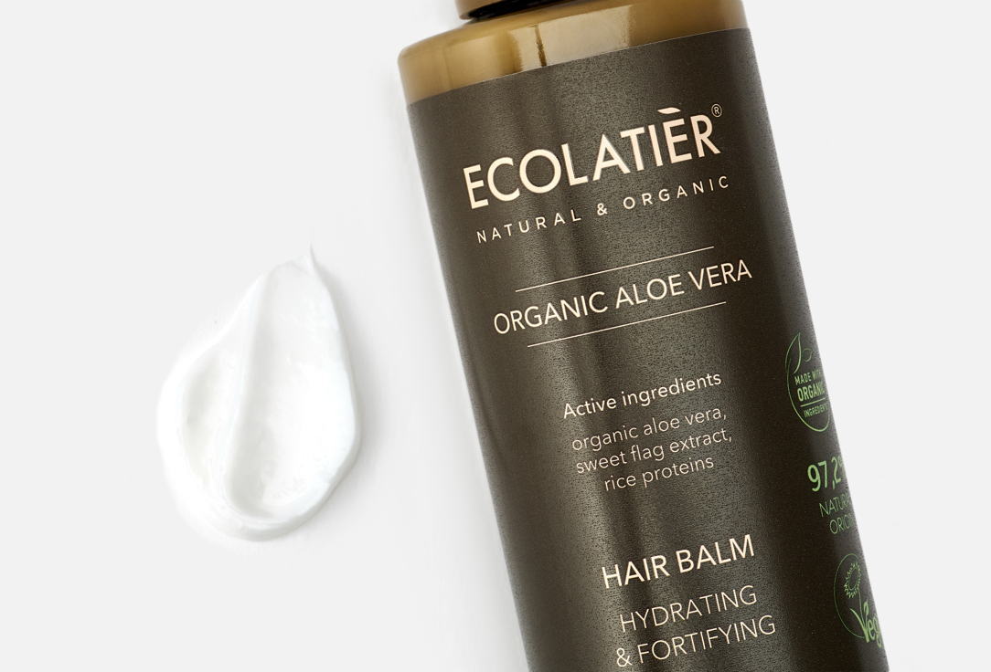 ECOLATIER Hydrating & Fortifying Hair Balm Organic Aloe Vera 250 ml ECOLATIER Hydrating & Fortifying Hair Balm Organic Aloe Vera