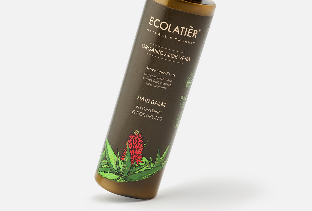 ECOLATIER Hydrating & Fortifying Hair Balm Organic Aloe Vera 250 ml ECOLATIER Hydrating & Fortifying Hair Balm Organic Aloe Vera