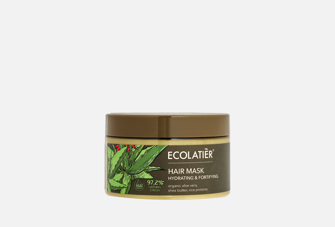 ECOLATIER Hydrating & Fortifying Hair Mask Organic Aloe Vera 250 ml ECOLATIER Hydrating & Fortifying Hair Mask Organic Aloe Vera
