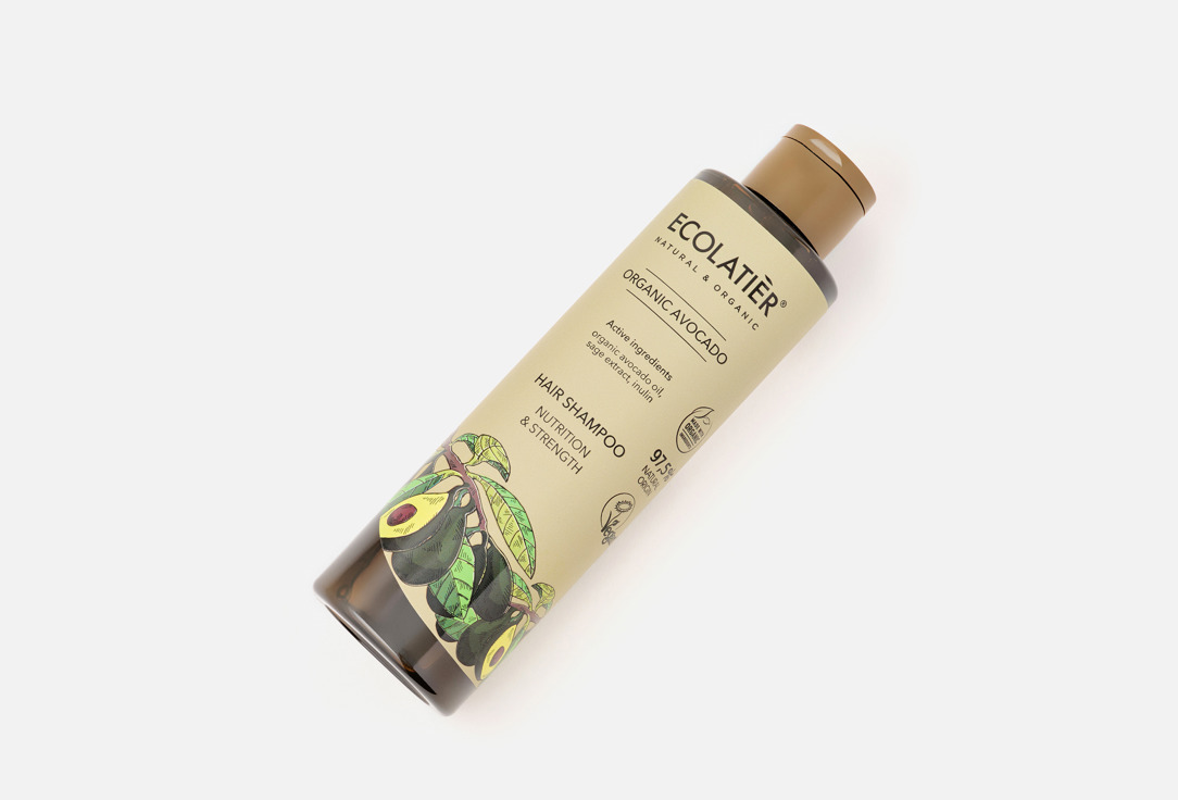 ECOLATIER Nourishing & Strengthening Hair Shampoo Organic Avocado 250 ml ECOLATIER Nourishing & Strengthening Hair Shampoo Organic Avocado