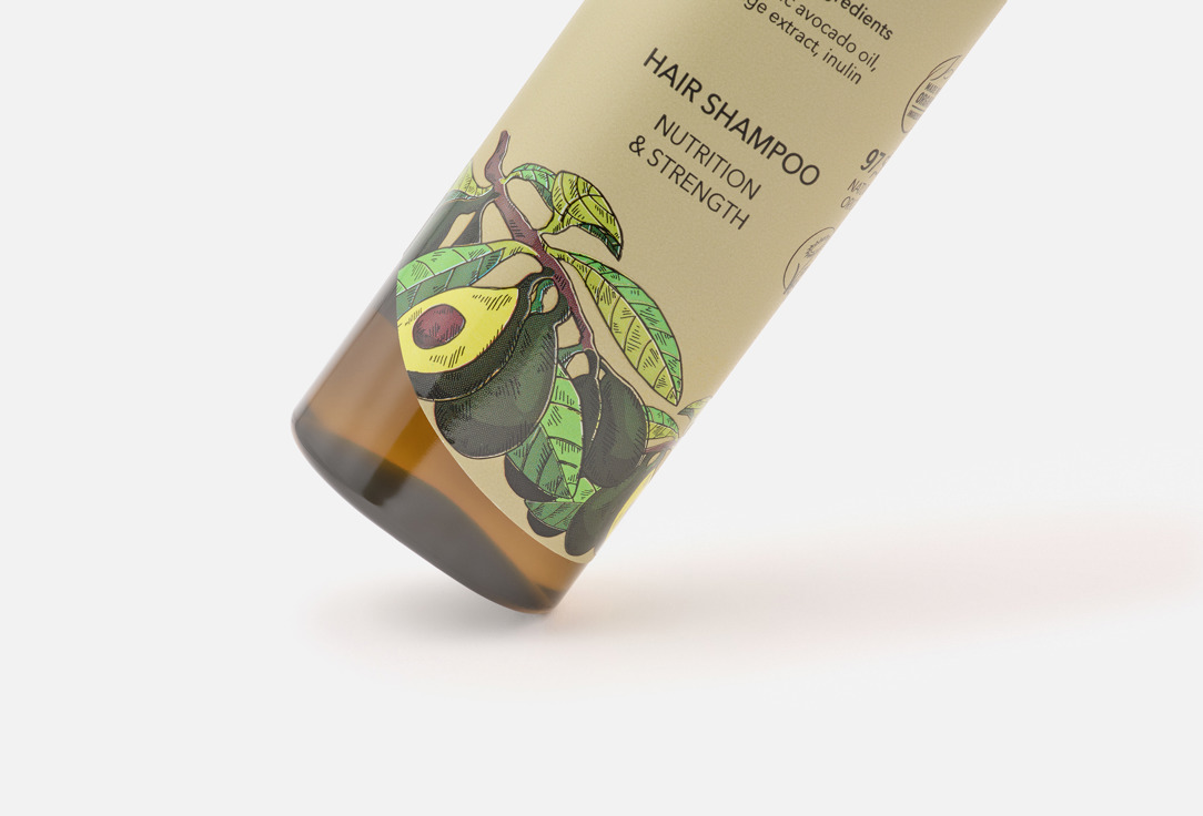 ECOLATIER Nourishing & Strengthening Hair Shampoo Organic Avocado 250 ml ECOLATIER Nourishing & Strengthening Hair Shampoo Organic Avocado