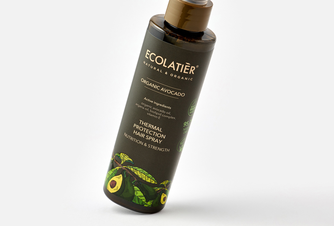 ECOLATIER Nourishing & Strengthening Thermal Protection Hair Spray Organic Avocado