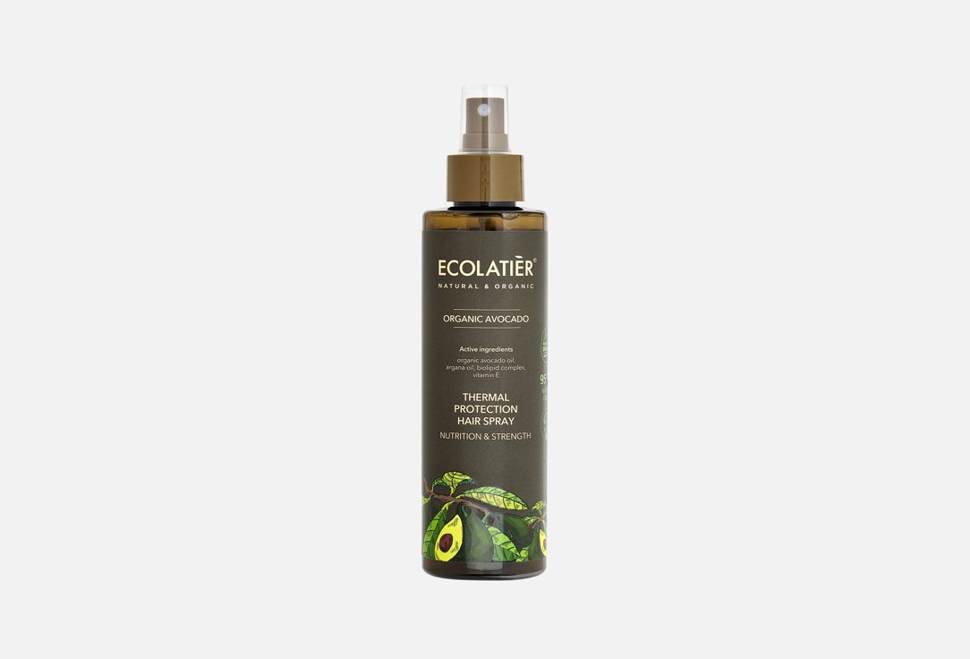 ECOLATIER Nourishing & Strengthening Thermal Protection Hair Spray Organic Avocado