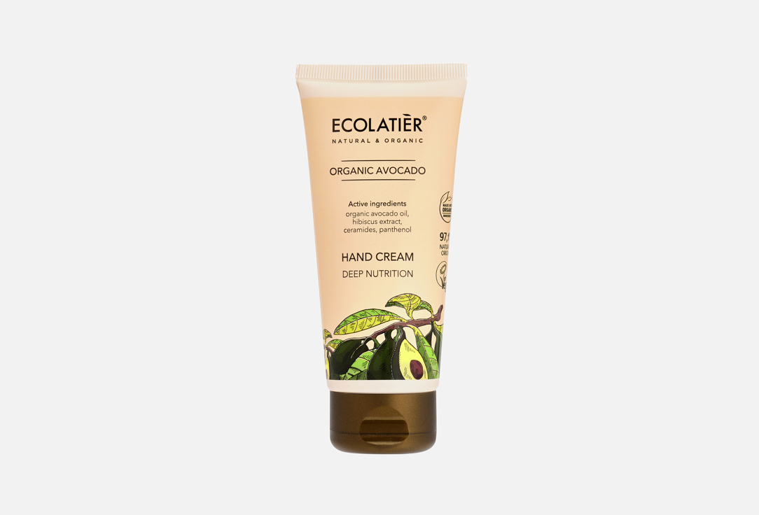 ECOLATIER Deep Nourishing Hand Cream Organic Avocado 100 ml ECOLATIER Deep Nourishing Hand Cream Organic Avocado