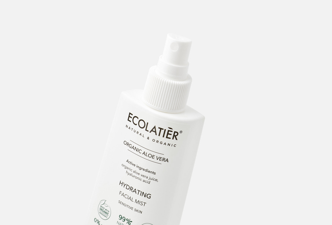 ECOLATIER Hydrating Facial Mist Organic Aloe Vera