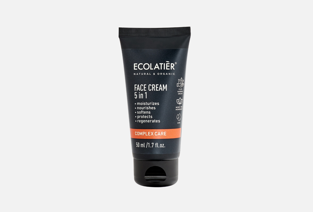 ECOLATIER Nourishing & Moisturizing Face Cream 5-in-1 Complex care 50 ml ECOLATIER Nourishing & Moisturizing Face Cream 5-in-1 Complex care