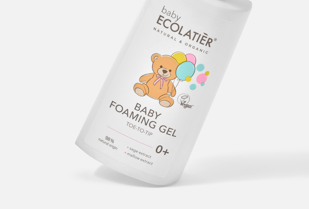 ECOLATIER Baby Foaming Gel Toe-to-Tip