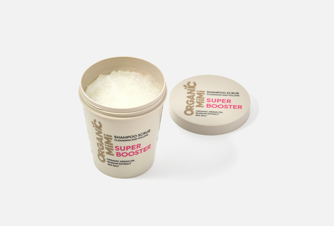 ORGANIC MIMI Cleansing & Volumizing Shampoo Scrub Super Booster