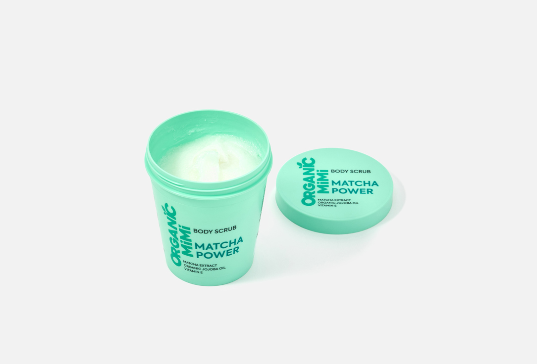 ORGANIC MIMI Nourishing Body Scrub Matcha Power