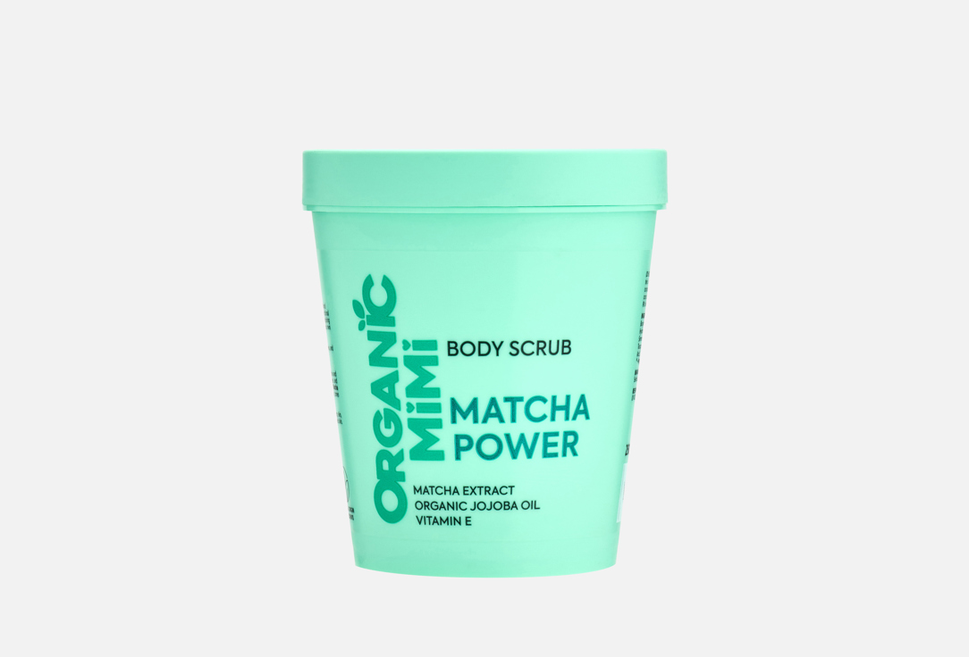 ORGANIC MIMI Nourishing Body Scrub Matcha Power