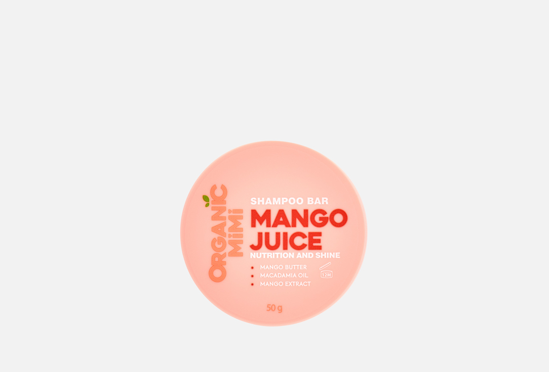 ORGANIC MIMI Nourishing & Shining Shampoo Bar Mango Juice