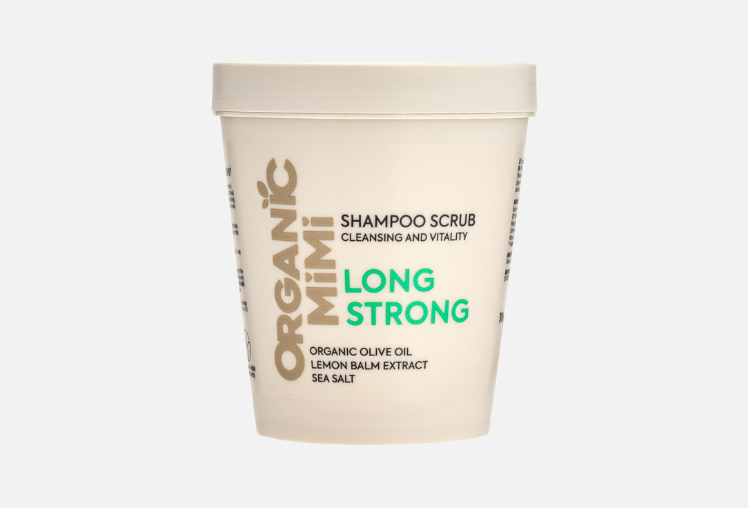 ORGANIC MIMI Cleansing & Vitality Shampoo Scrub Long Strong 310 g ORGANIC MIMI Cleansing & Vitality Shampoo Scrub Long Strong