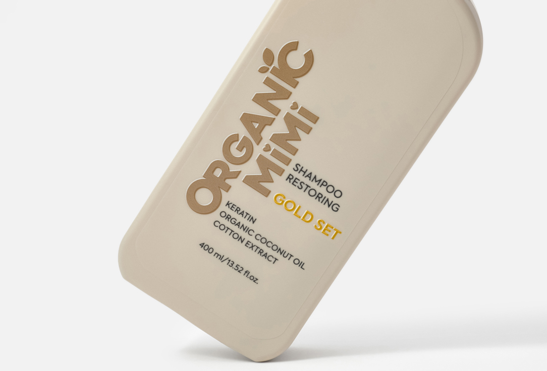 ORGANIC MIMI Restoring Hair Shampoo Gold Set