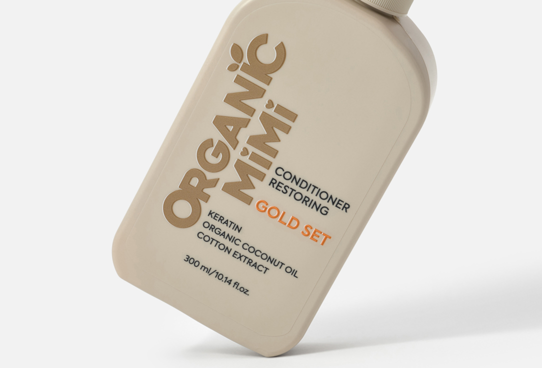 ORGANIC MIMI Restoring Hair Conditioner Gold Set
