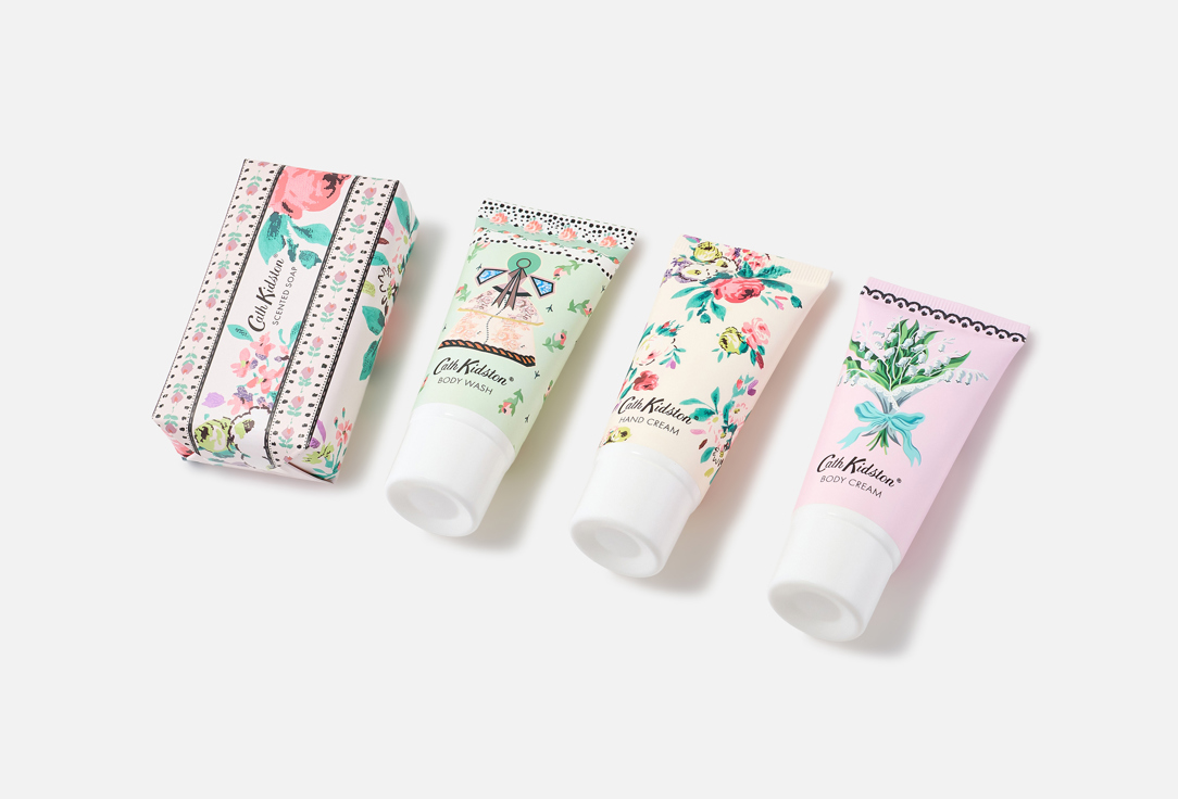 Cath Kidston Travel Hand And Body Care Set Wild Flowers Wild Women 4 pcs Cath Kidston Travel Hand And Body Care Set Wild Flowers Wild Women