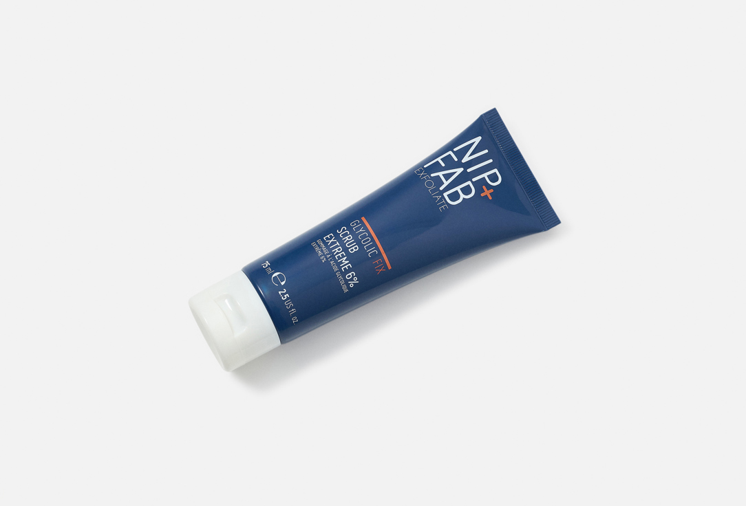 Nip+Fab Скраб для лица Glycolic scrub fix extreme 6% 75 мл Nip+Fab Скраб для лица Glycolic scrub fix extreme 6%