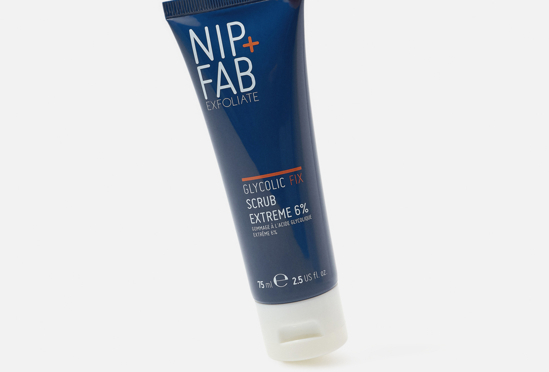 Nip+Fab Скраб для лица Glycolic scrub fix extreme 6% 75 мл Nip+Fab Скраб для лица Glycolic scrub fix extreme 6%