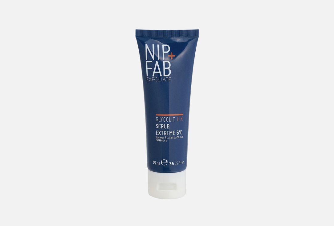 Nip+Fab Скраб для лица Glycolic scrub fix extreme 6% 75 мл Nip+Fab Скраб для лица Glycolic scrub fix extreme 6%