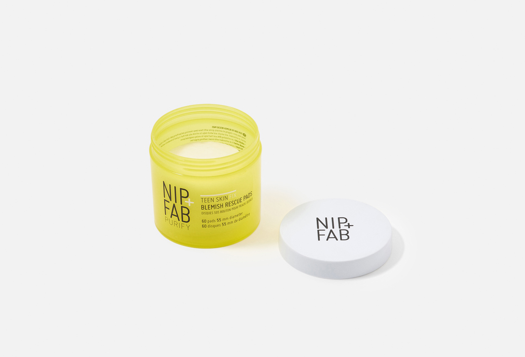 Nip+Fab Пэды для глубокого очищения кожи Teen skin fix breakout rescue pads