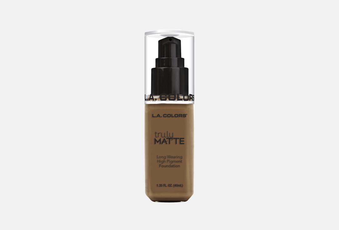 L.A. COLORS Mattifying Liquid Foundation Truly Matte Cappuccino 40 ml L.A. COLORS Mattifying Liquid Foundation Truly Matte