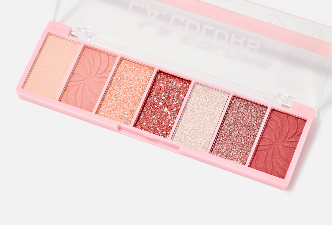 L.A. COLORS Eyeshadow Palette 7 Color Palette Graceful 6 g L.A. COLORS Eyeshadow Palette 7 Color Palette