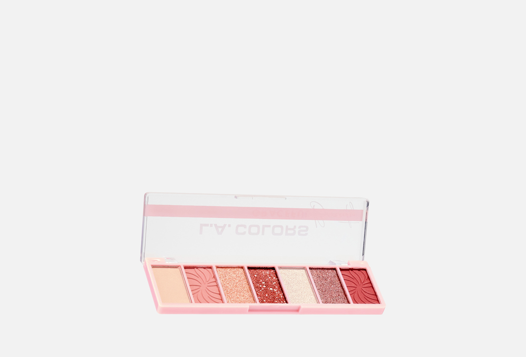L.A. COLORS Eyeshadow Palette 7 Color Palette Graceful 6 g L.A. COLORS Eyeshadow Palette 7 Color Palette