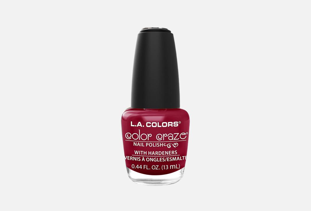 L.A. COLORS Nail Polish Color Craze Hot blooded 13 ml L.A. COLORS Nail Polish Color Craze