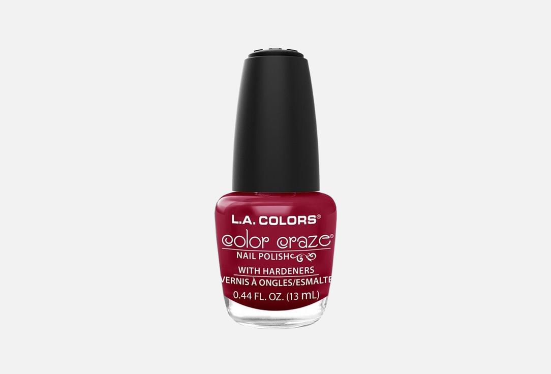 L.A. COLORS Strengthening Nail Polish Nail Lacquer Berry red 13 ml L.A. COLORS Strengthening Nail Polish Nail Lacquer