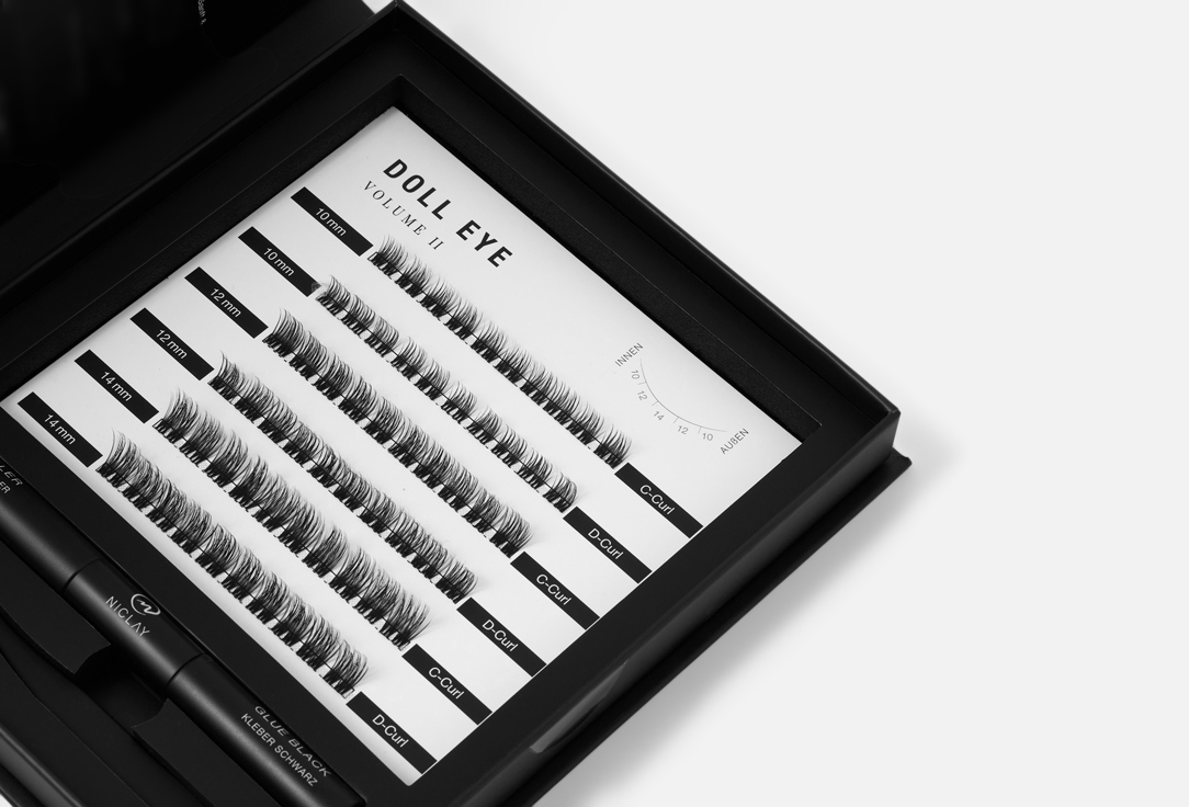 NICLAYS  False Eyelashes Kit DIY Set Doll Eye