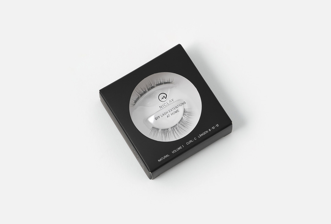 NICLAYS  False Eyelashes DIY Lash Minibox Natural C - Curl