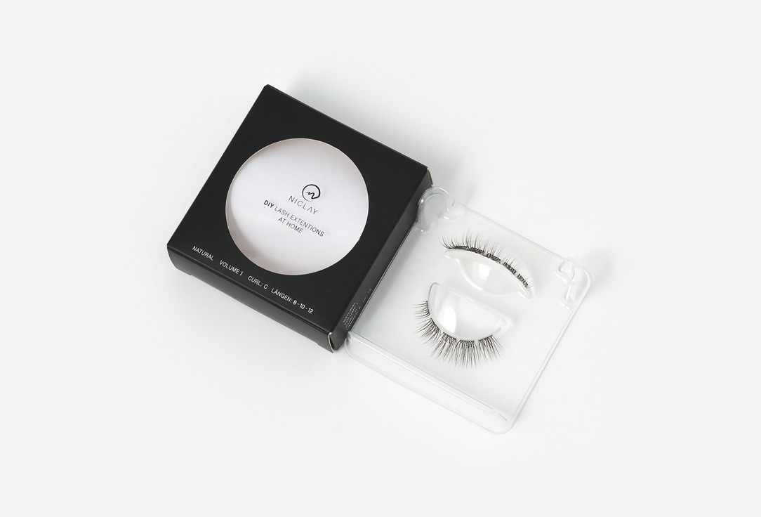 NICLAYS  False Eyelashes DIY Lash Minibox Natural C - Curl
