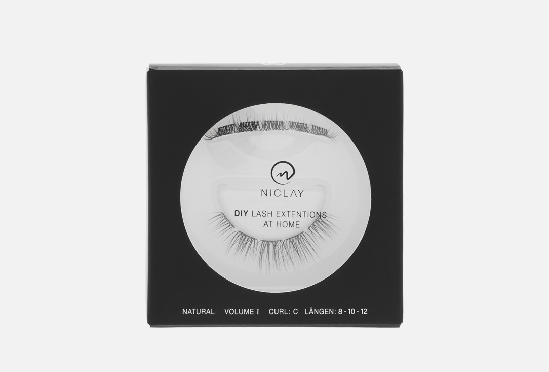 NICLAYS  False Eyelashes DIY Lash Minibox Natural C - Curl