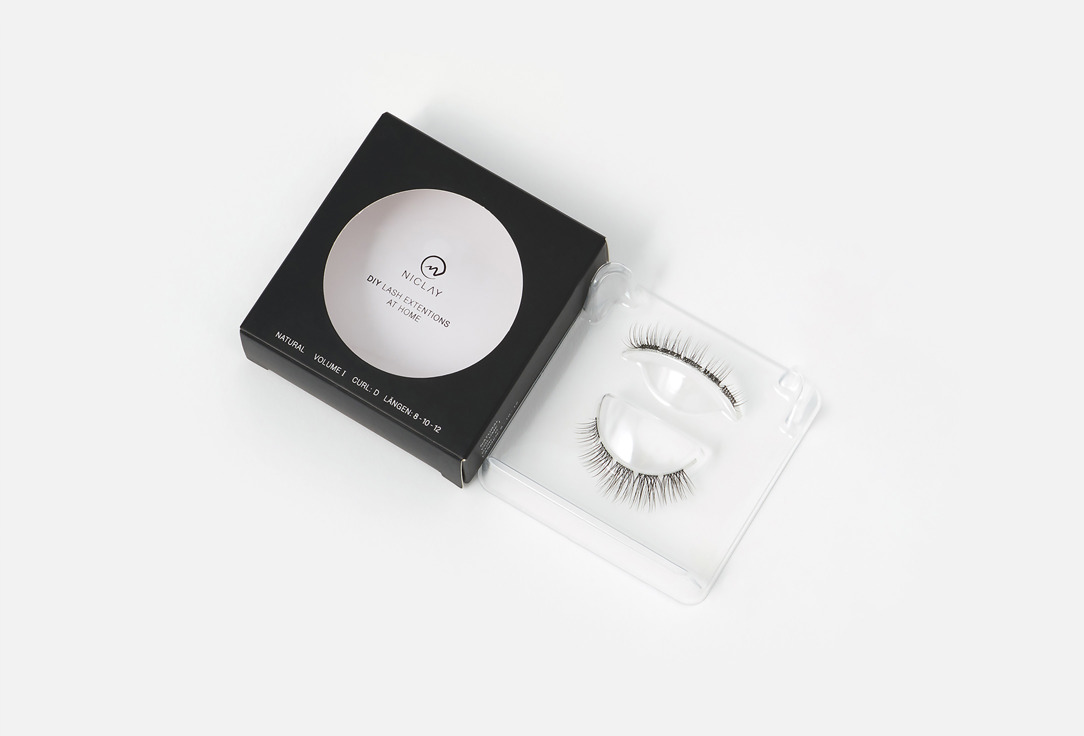 NICLAYS  False Eyelashes DIY Lash Minibox Natural D-Curl