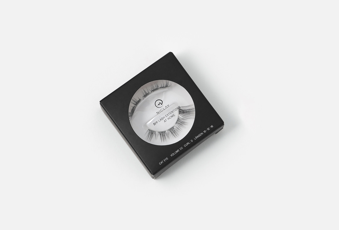NICLAYS  False Eyelashes DIY Lash Minibox Cat Eye D-Curl
