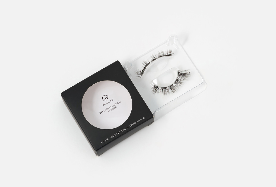 NICLAYS  False Eyelashes DIY Lash Minibox Cat Eye D-Curl