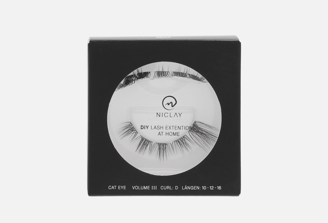 NICLAYS  False Eyelashes DIY Lash Minibox Cat Eye D-Curl