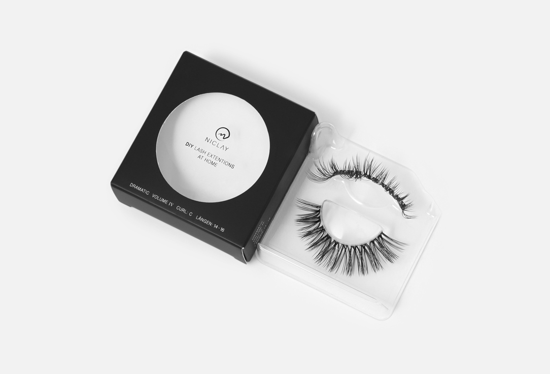 NICLAYS False Eyelashes DIY Lash Minibox Dramatic C - Curl 10 pcs NICLAYS False Eyelashes DIY Lash Minibox Dramatic C - Curl