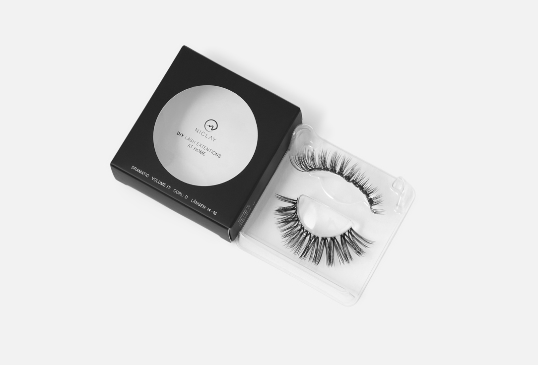 NICLAYS  False Eyelashes DIY Lash Minibox Dramatic D-Curl