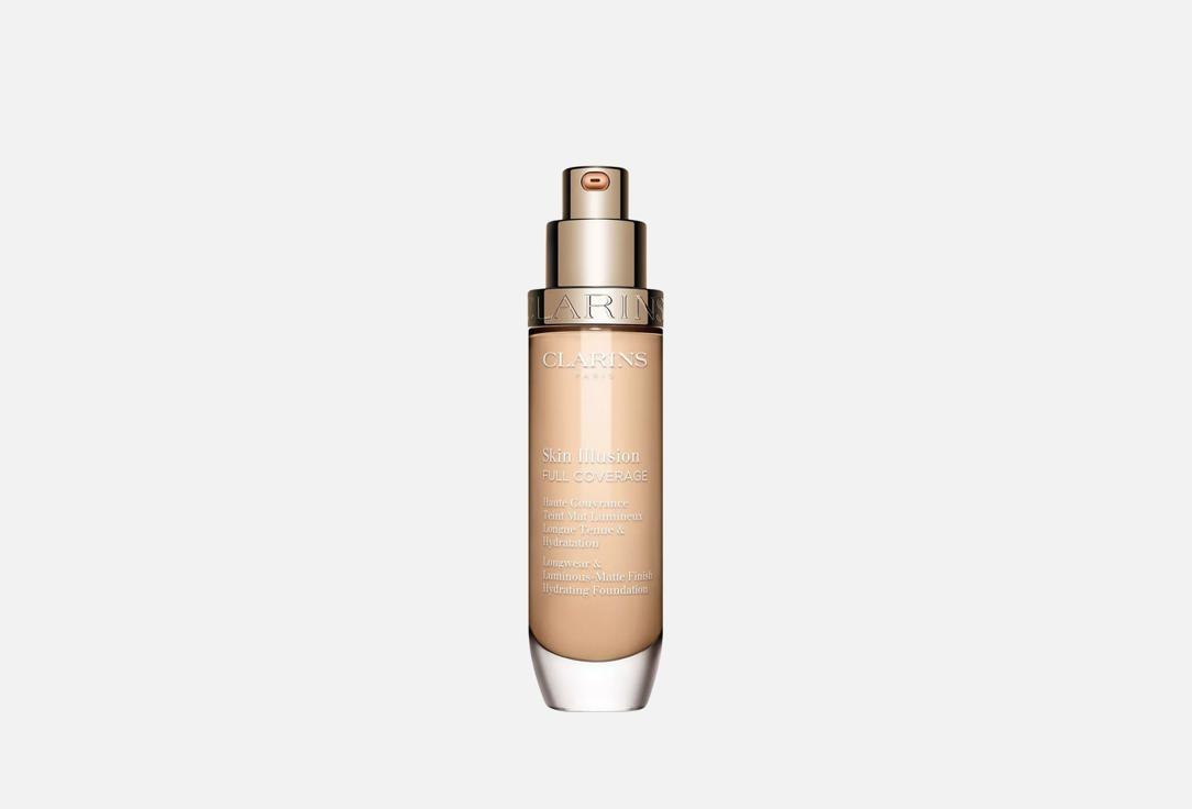 Clarins Longwear Matte Hydrating Foundation Skin Illusion Full Coverage 100.4N 30 ml Clarins Longwear Matte Hydrating Foundation Skin Illusion Full Coverage