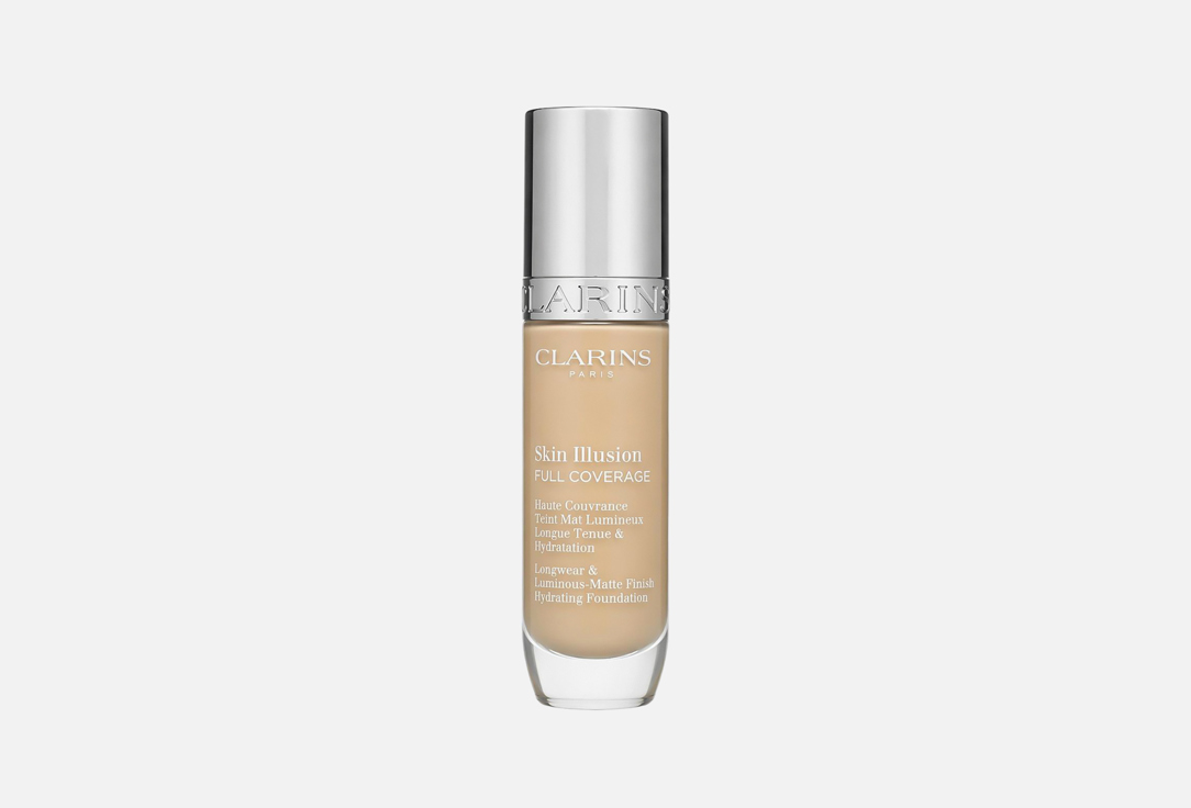 Clarins Longwear Matte Hydrating Foundation Skin Illusion Full Coverage
