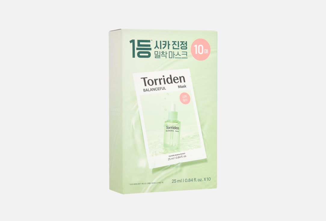 TORRIDEN Face Care Mask Balanceful mask 10 pcs TORRIDEN Face Care Mask Balanceful mask