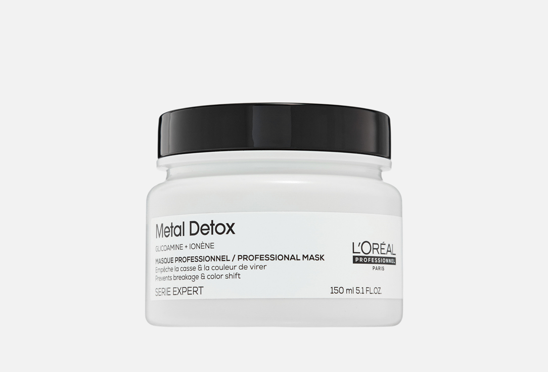 LOreal professionnel Detoxifying Hair Mask Metal Detox Anti-Deposit Protector Mask 150 ml LOreal professionnel Detoxifying Hair Mask Metal Detox Anti-Deposit Protector Mask