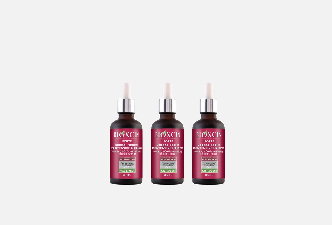 BIOXCIN Intensive Anti-Hair Loss Serum DermaGen Forte 3 pcs BIOXCIN Intensive Anti-Hair Loss Serum DermaGen Forte