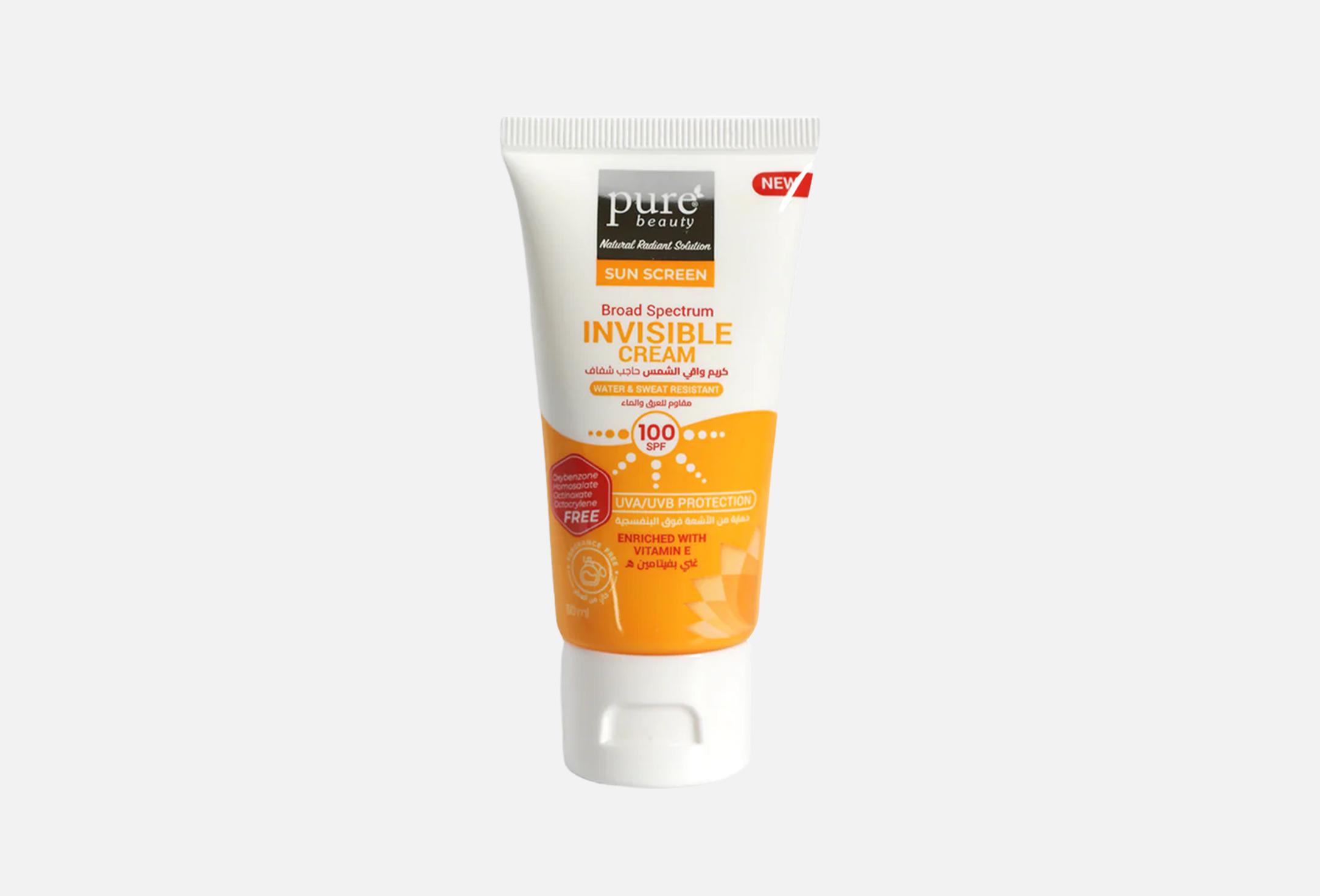 Sunscreen Cream Invisible  50 