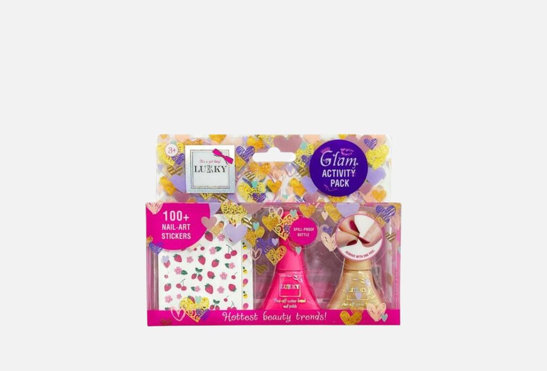 Lukky nail polishes with stickers Activity Pack