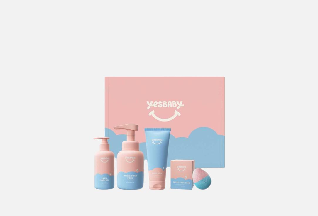 YESBABY Bath Care Set Magical Foam Pink