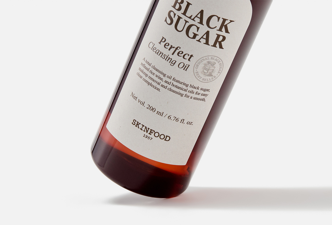 SKINFOOD Deep-cleansing nourishing face cleansing oil Black Sugar Perfect Cleansing Oil