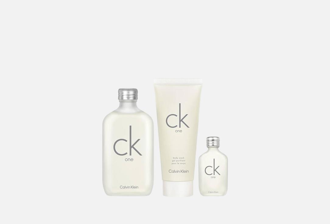 Calvin Klein Eau de Toilette and shower Gel Set CK one 3 pcs Calvin Klein Eau de Toilette and shower Gel Set CK one