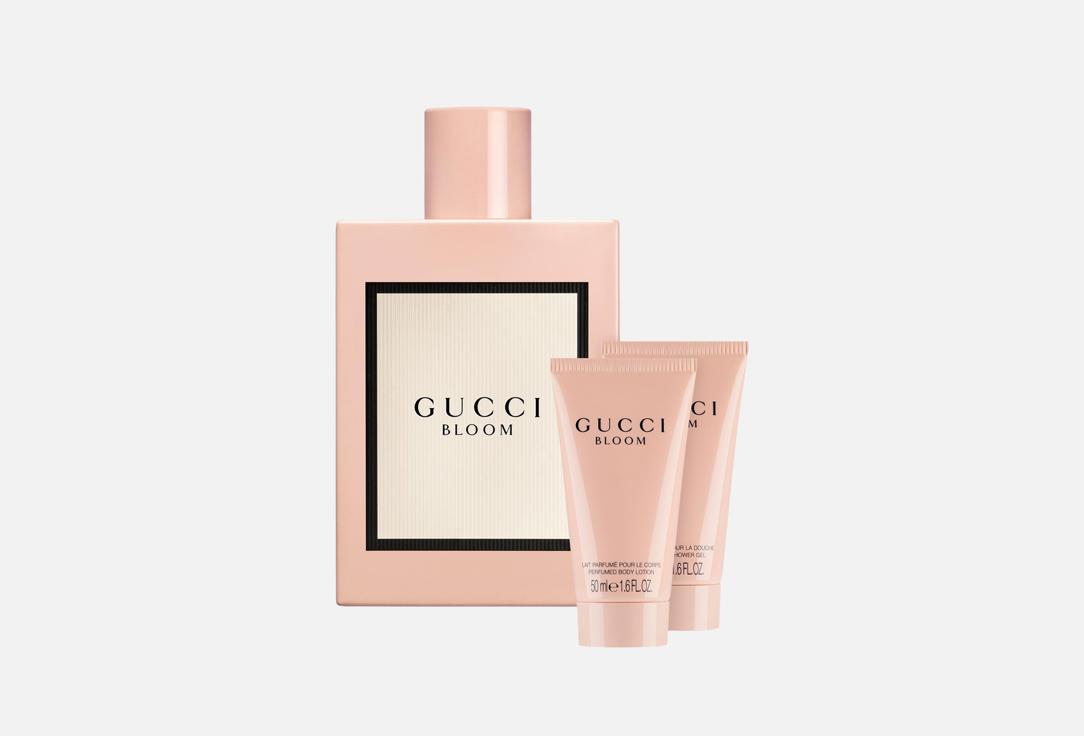 GUCCI Gift Set: Eau de parfum, Shower gel, Body Lotion Bloom